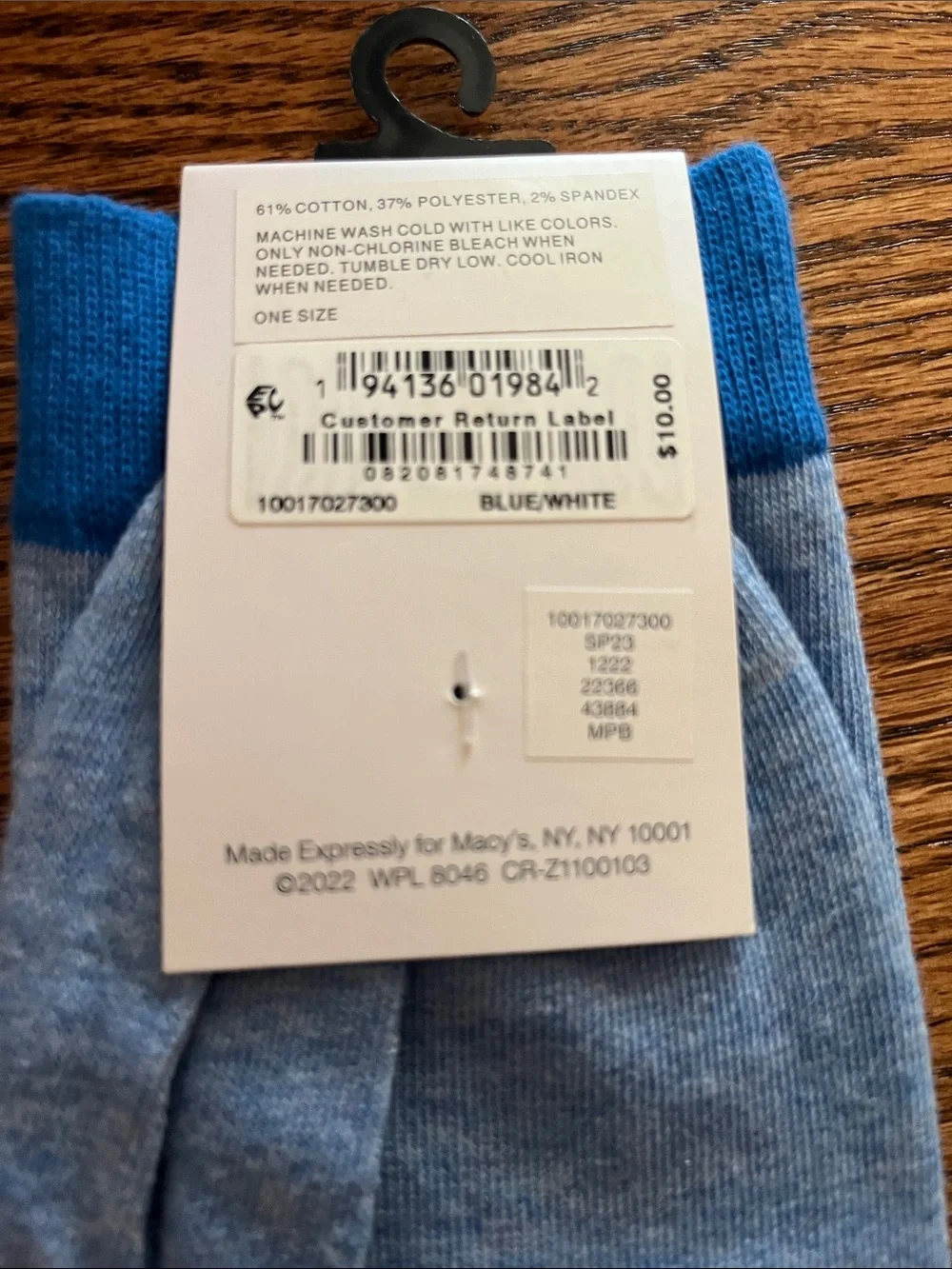 Club Room Men's Athletic Crew Socks - Light Blue, Navy Bundle NWT